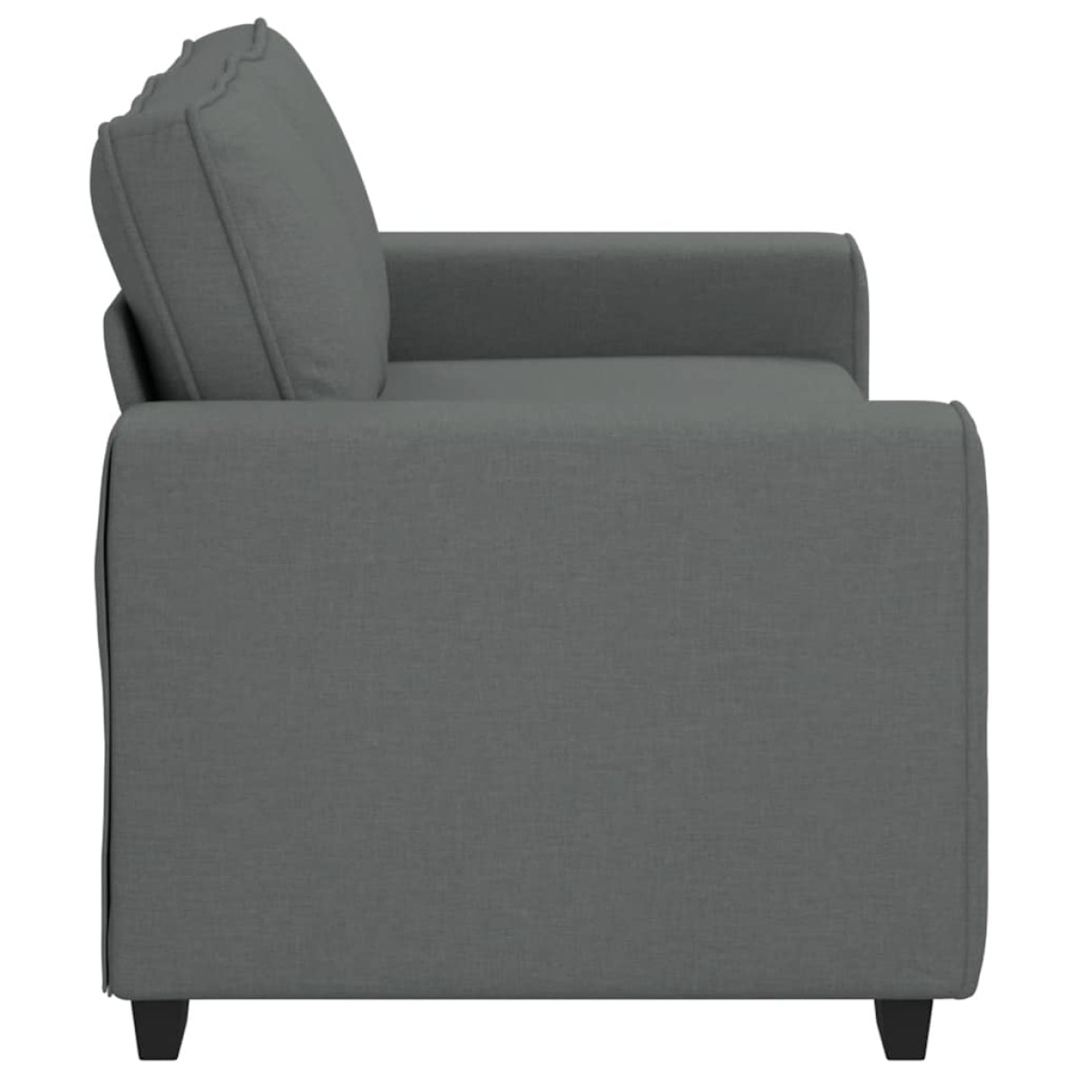 vidaXL Διθέσιος Καναπές Σκούρο Γκρι 180x77x82 εκ. Ύφασμα