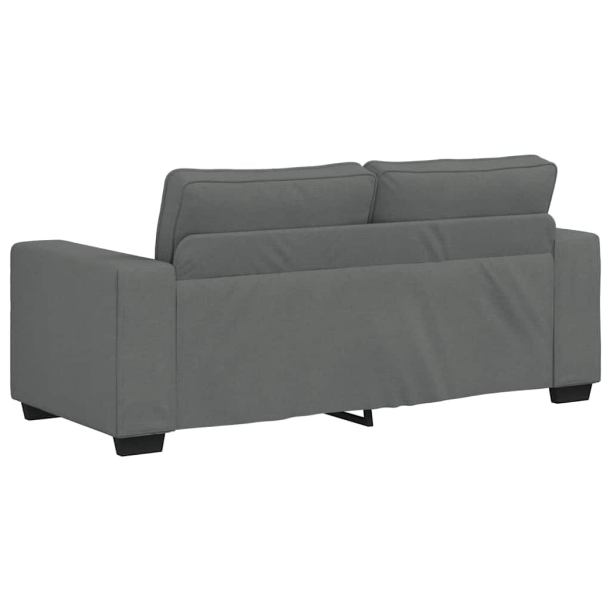 vidaXL Διθέσιος Καναπές Σκούρο Γκρι 180x77x82 εκ. Ύφασμα