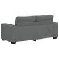 vidaXL Διθέσιος Καναπές Σκούρο Γκρι 180x77x82 εκ. Ύφασμα