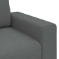 vidaXL Διθέσιος Καναπές Σκούρο Γκρι 180x77x82 εκ. Ύφασμα