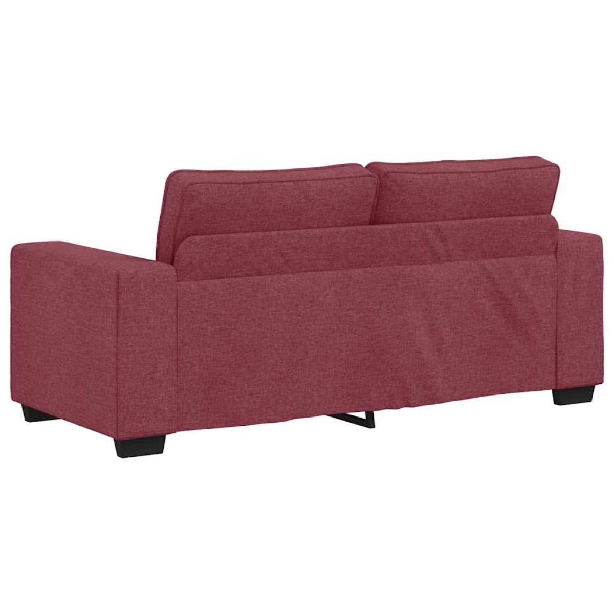 vidaXL Διθέσιος Καναπές Κόκκινος 180x77x82 εκ. Ύφασμα