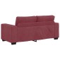 vidaXL Διθέσιος Καναπές Κόκκινος 180x77x82 εκ. Ύφασμα