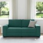 vidaXL Διθέσιος Καναπές Σκούρο Πράσινο 180x77x82 εκ. Ύφασμα