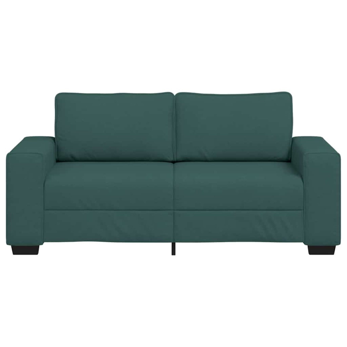 vidaXL Διθέσιος Καναπές Σκούρο Πράσινο 180x77x82 εκ. Ύφασμα
