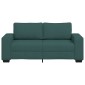 vidaXL Διθέσιος Καναπές Σκούρο Πράσινο 180x77x82 εκ. Ύφασμα