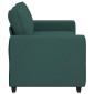 vidaXL Διθέσιος Καναπές Σκούρο Πράσινο 180x77x82 εκ. Ύφασμα