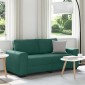 vidaXL Διθέσιος Καναπές Σκούρο Πράσινο 180x77x82 εκ. Ύφασμα