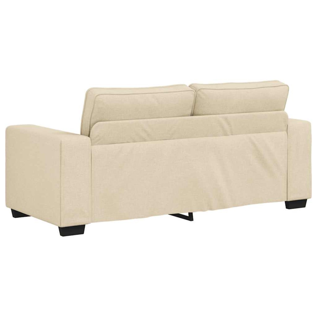 vidaXL Διθέσιος Καναπές Κρεμ 180x77x82 εκ. Ύφασμα