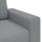 vidaXL Τριθέσιος Καναπές Ανοιχτό Γκρι 220x77x82 εκ. Ύφασμα