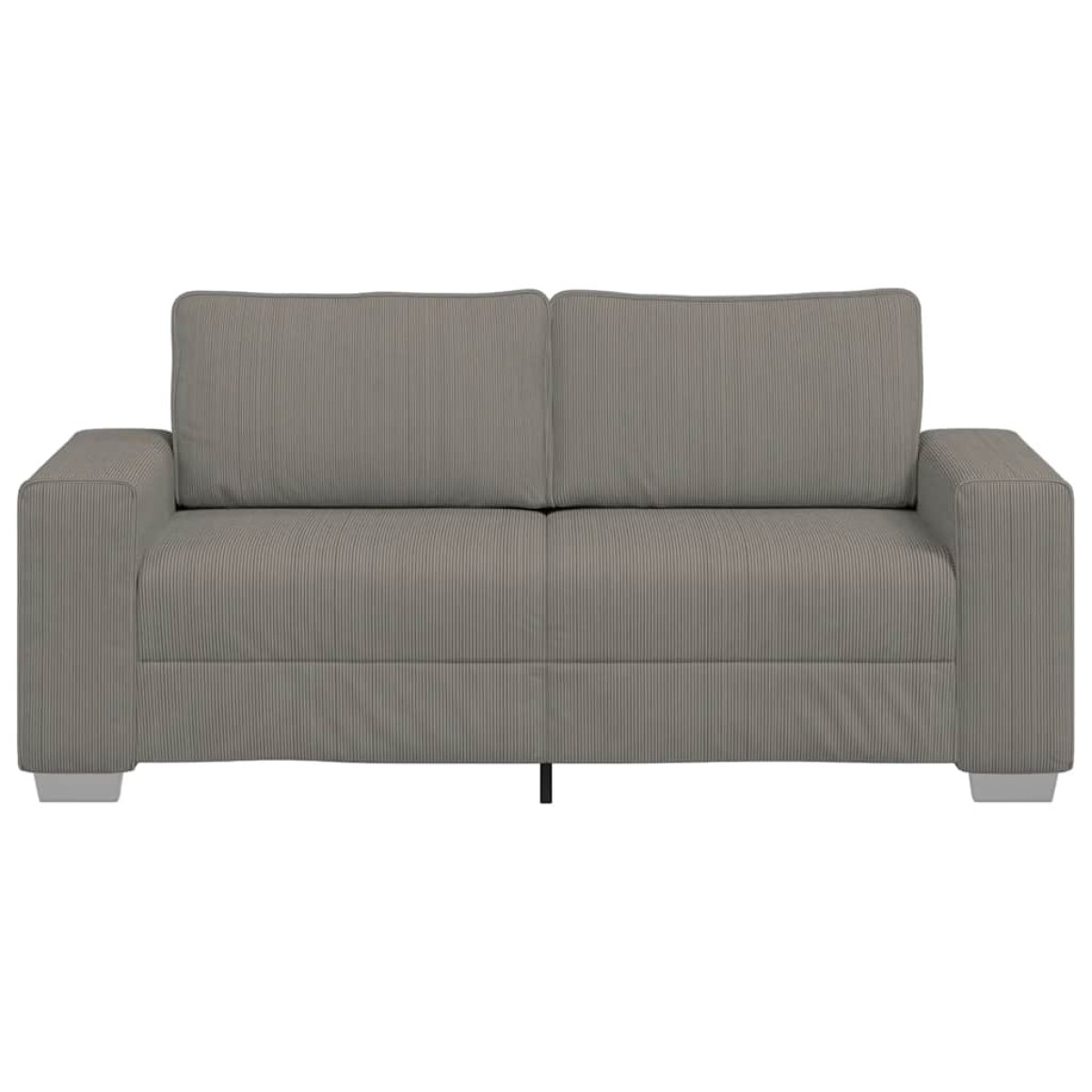 vidaXL Καναπές-Διθέσιος Ανοιχτό Γκρι 180 x 77 x 82 εκ. από Ύφασμα Κοτλέ