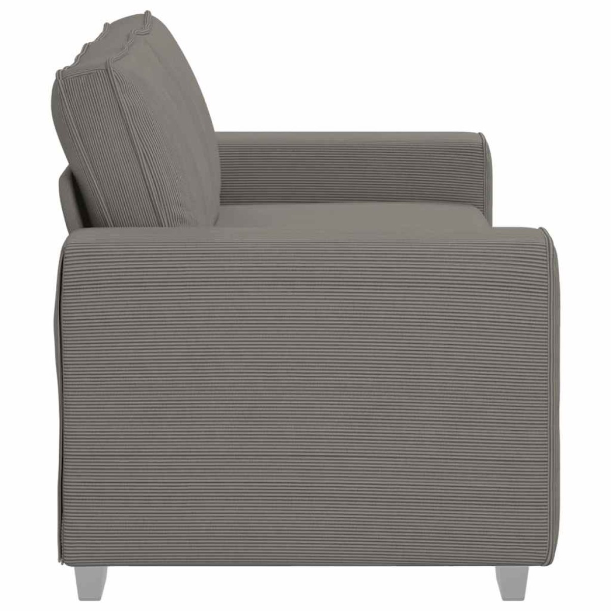 vidaXL Καναπές-Διθέσιος Ανοιχτό Γκρι 180 x 77 x 82 εκ. από Ύφασμα Κοτλέ