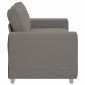 vidaXL Καναπές-Διθέσιος Ανοιχτό Γκρι 180 x 77 x 82 εκ. από Ύφασμα Κοτλέ