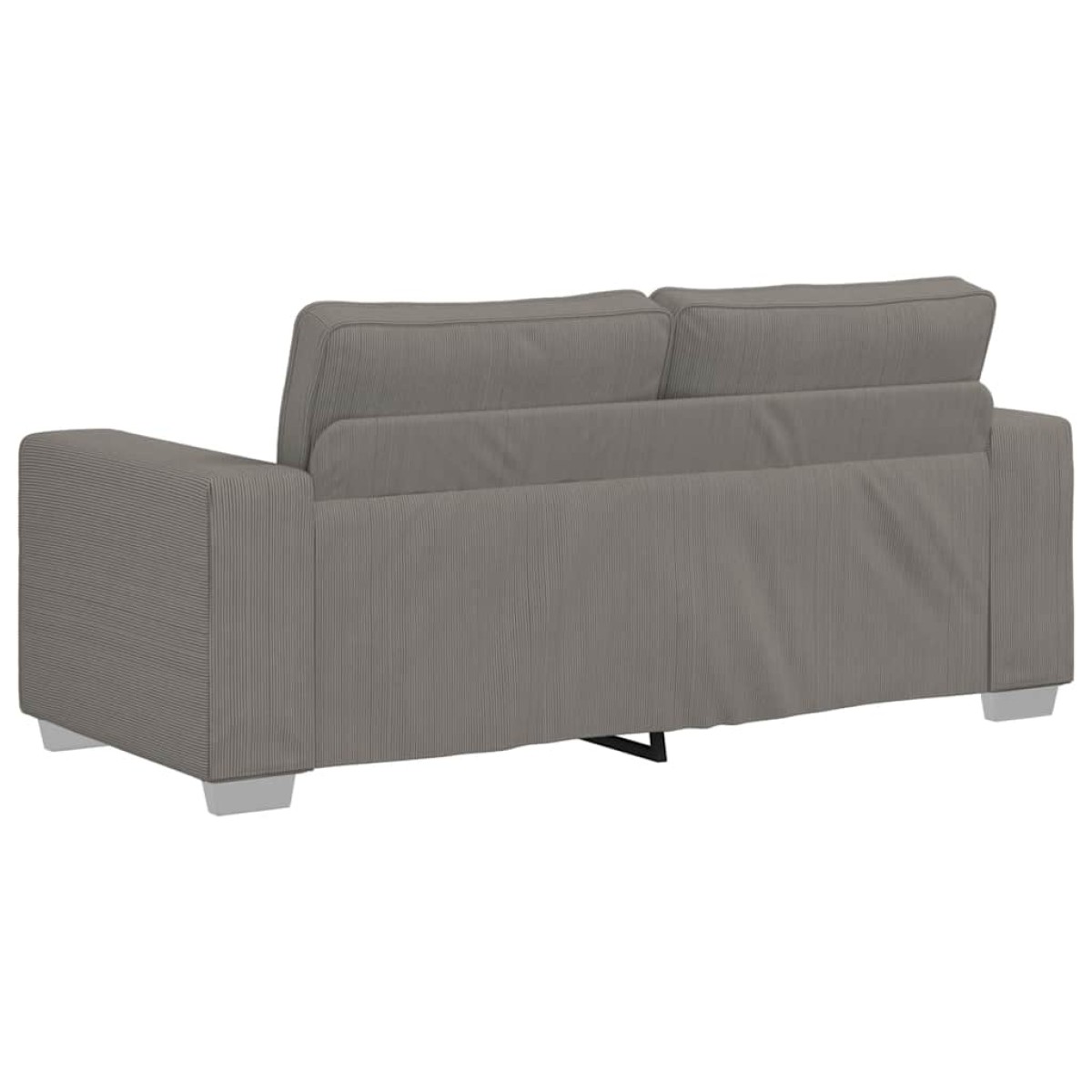 vidaXL Καναπές-Διθέσιος Ανοιχτό Γκρι 180 x 77 x 82 εκ. από Ύφασμα Κοτλέ