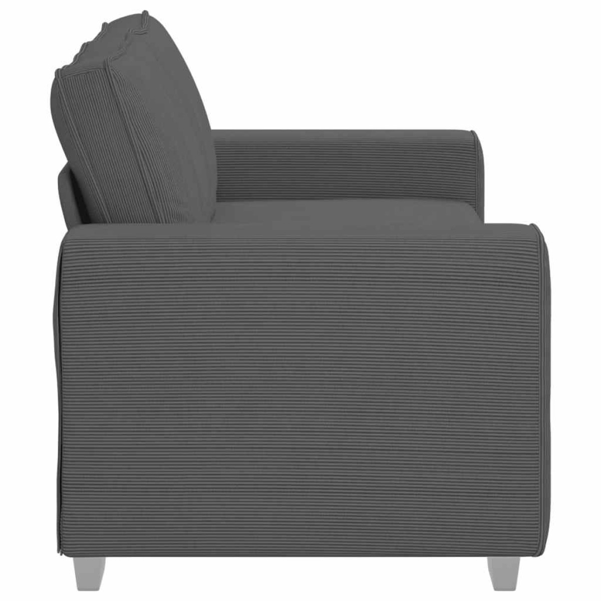 vidaXL Καναπές-Διάδρομος Σκούρο Γκρι 180 x 77 x 82 εκ. από Ύφασμα Κοτλέ