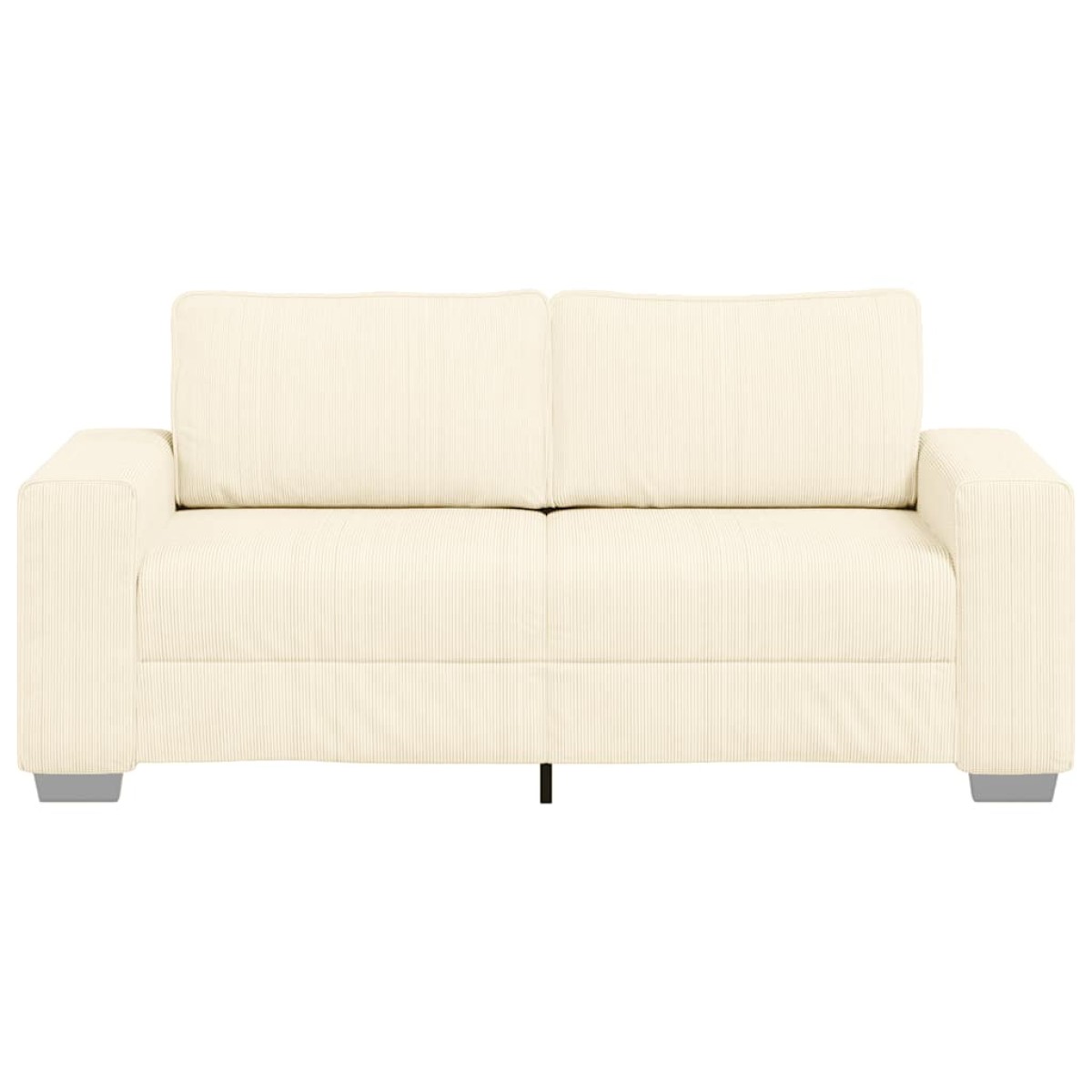 vidaXL Διθέσιος Καναπές-Διάδρομος Κρεμ 180x77x82 εκ. Ύφασμα Κοτλέ