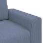 vidaXL Διθέσιος Καναπές-Ρολόι Μπλε 180 x 77 x 82 εκ. από Ύφασμα Κοτλέ