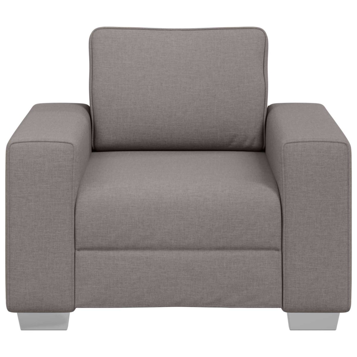 vidaXL Καθίσμα Σαλονιού Taupe 100 cm ύφασμα