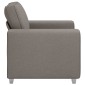 vidaXL Καθίσμα Σαλονιού Taupe 100 cm ύφασμα