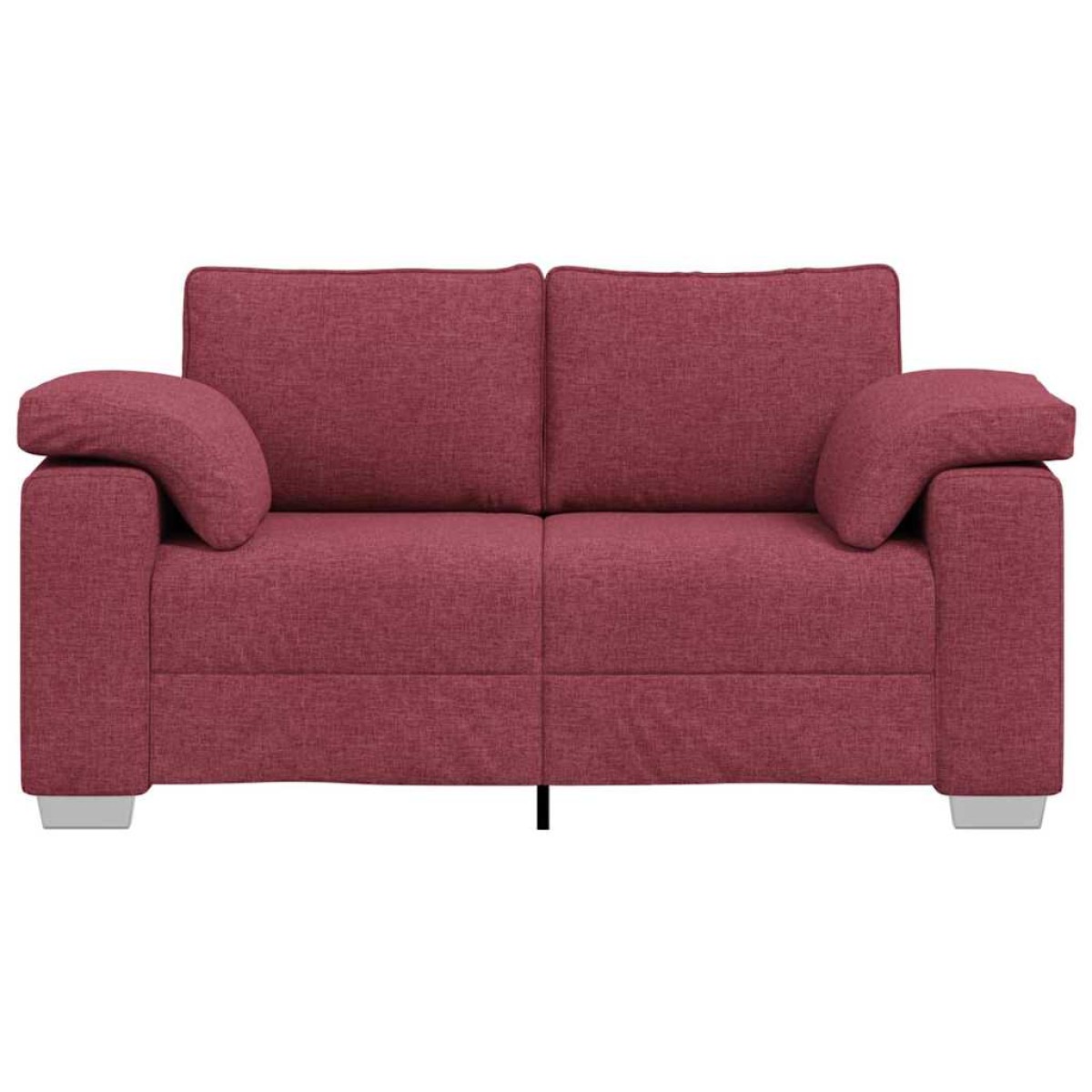 vidaXL Διθέσιος καναπές Κόκκινο 160 cm ύφασμα
