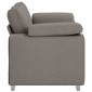 vidaXL Διθέσιος καναπές Taupe 160 cm ύφασμα