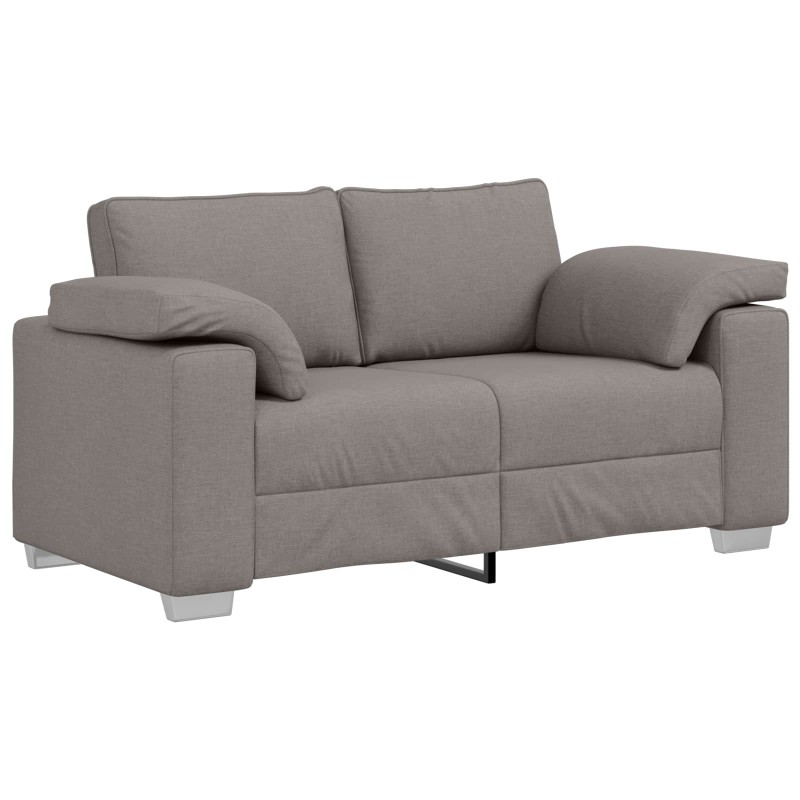 vidaXL Διθέσιος καναπές Taupe 160 cm ύφασμα