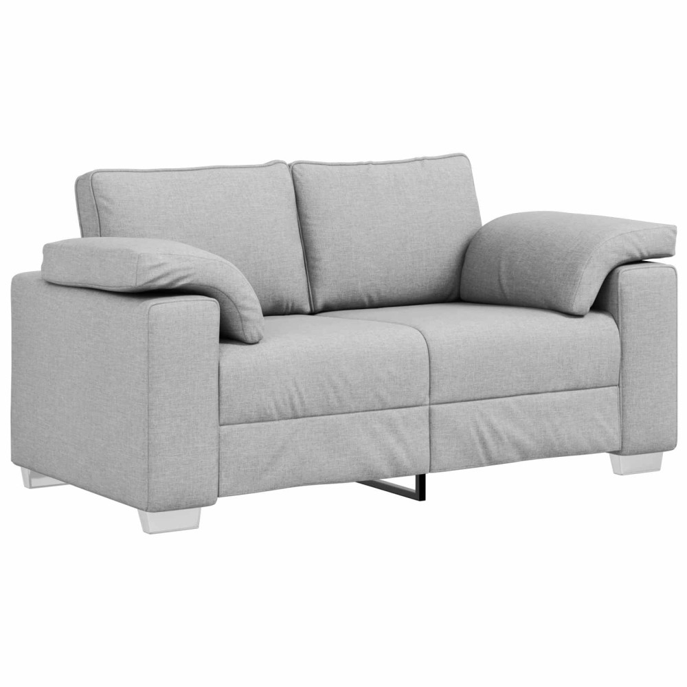 vidaXL Διθέσιος καναπές Σκίουρος Γκρί 160 cm ύφασμα
