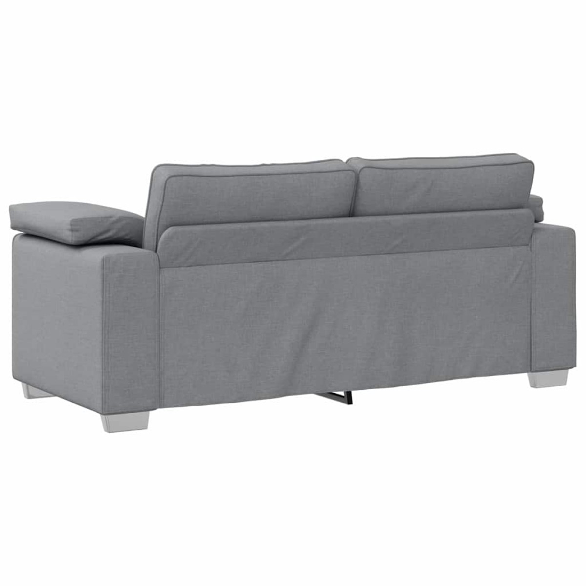 vidaXL Διθέσιος καναπές Ανοιχτό γκρι 180 cm ύφασμα
