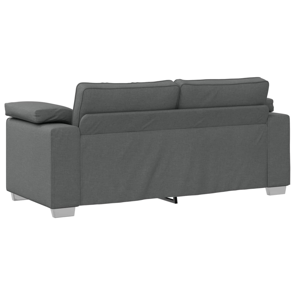 vidaXL Διθέσιος καναπές Σκούρο Γκρι 180 cm ύφασμα