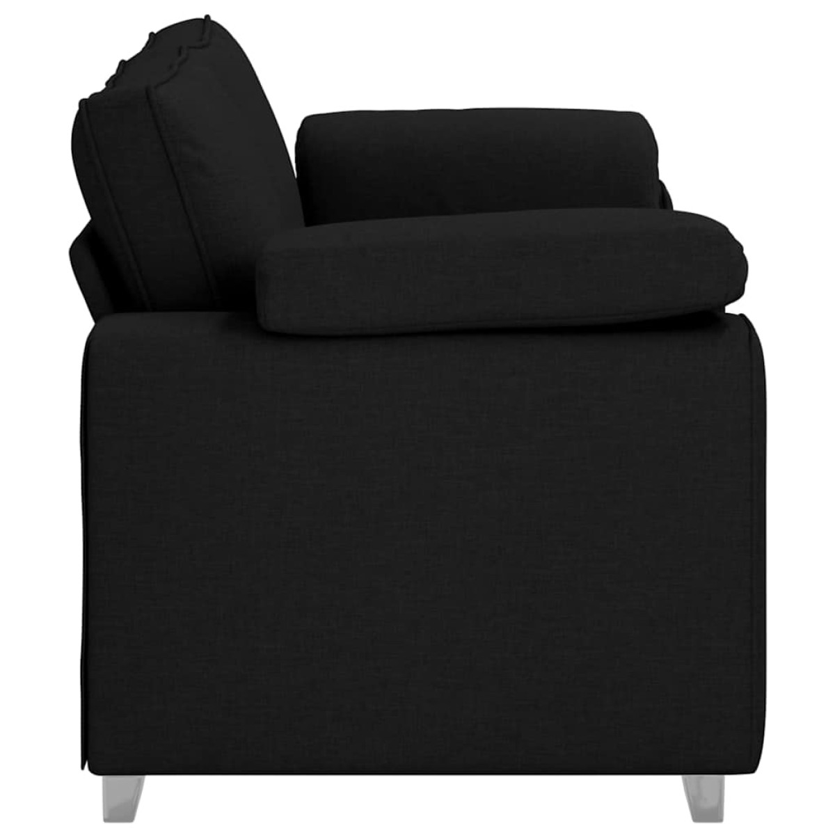 vidaXL Διθέσιος καναπές Μαύρο 180 cm ύφασμα