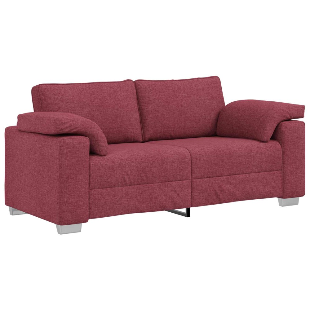 vidaXL Διθέσιος καναπές Κόκκινο 180 cm ύφασμα