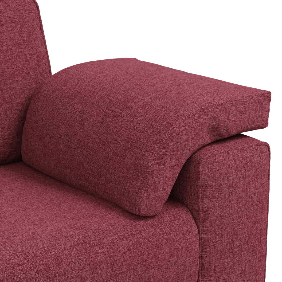 vidaXL Διθέσιος καναπές Κόκκινο 180 cm ύφασμα