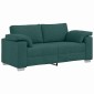 vidaXL Διθέσιος καναπές Σκούρο Πράσινο 180 cm ύφασμα