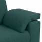vidaXL Διθέσιος καναπές Σκούρο Πράσινο 180 cm ύφασμα