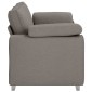 vidaXL Διθέσιος καναπές Taupe 180 cm ύφασμα