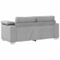 vidaXL Διθέσιος καναπές Σκίουρος Γκρί 180 cm ύφασμα