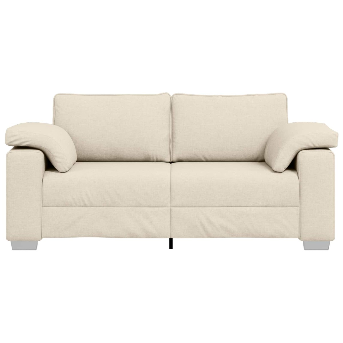vidaXL Καναπές 2 ατόμων Μπεζ 180 cm Ύφασμα μείγματος λινών