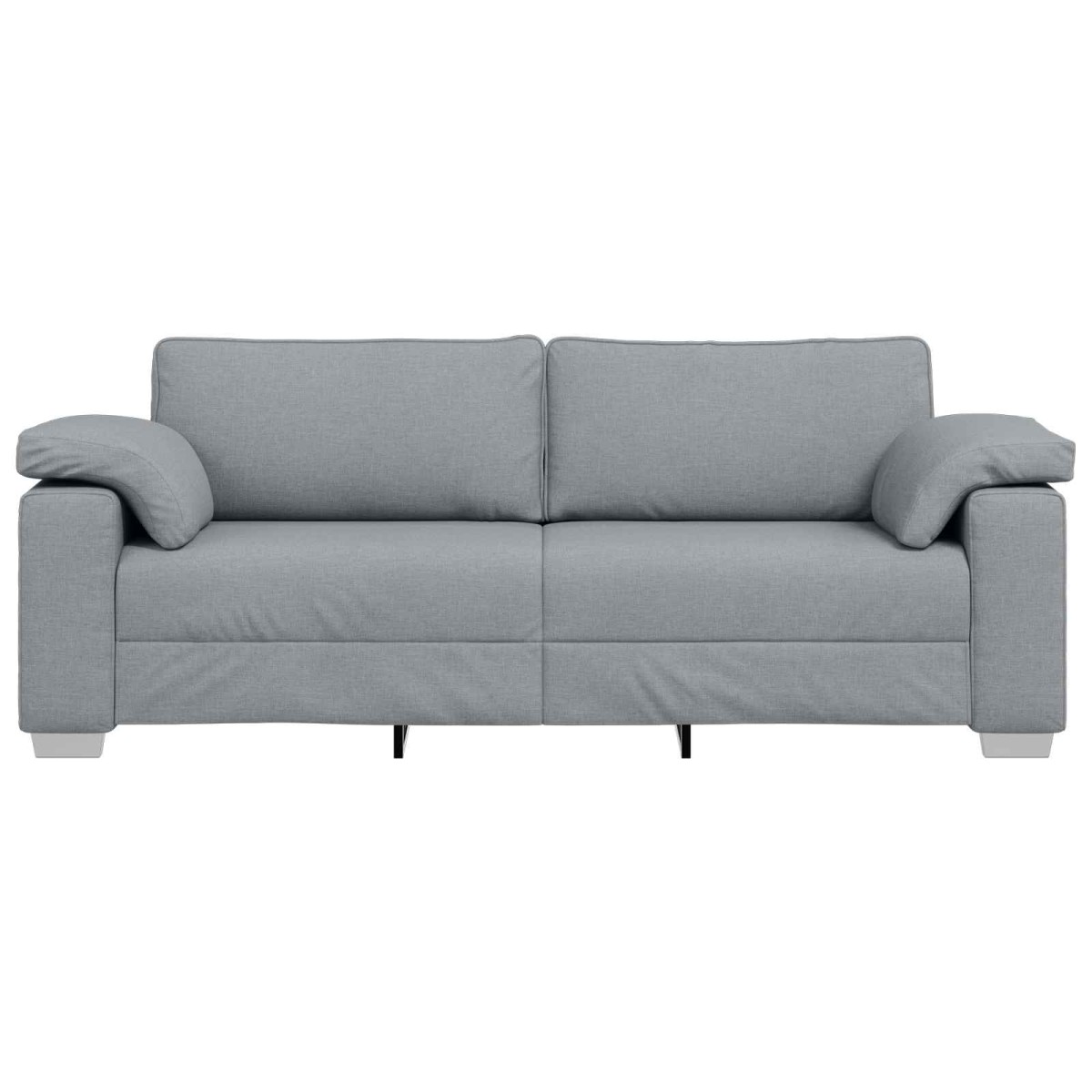 vidaXL 3-Θέσιος καναπές Ανοιχτό γκρι 220 cm ύφασμα