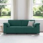 vidaXL 3-Θέσιος καναπές Σκούρο Πράσινο 220 cm ύφασμα