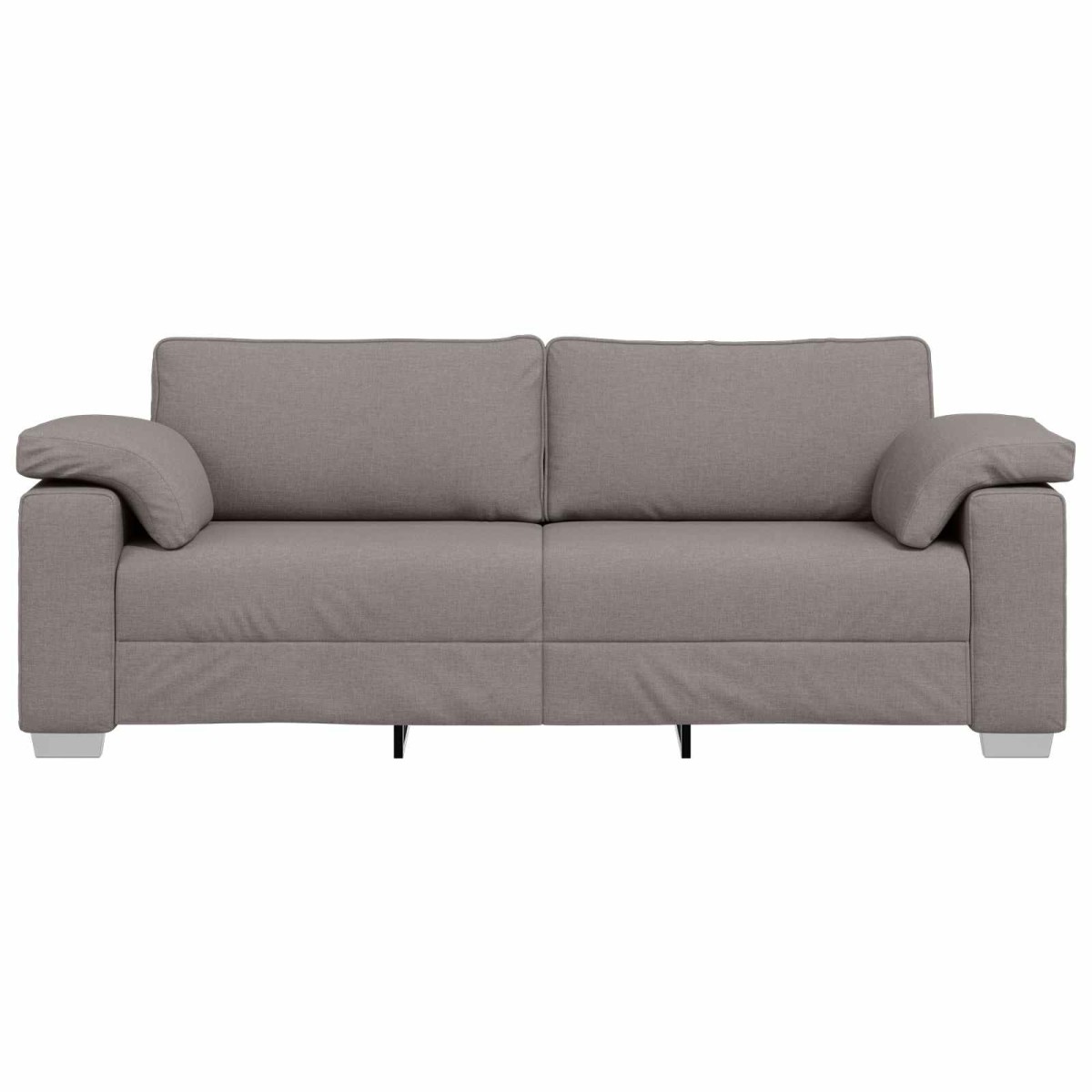 vidaXL 3-Θέσιος καναπές Taupe 220 cm ύφασμα
