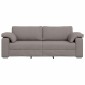vidaXL 3-Θέσιος καναπές Taupe 220 cm ύφασμα