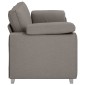 vidaXL 3-Θέσιος καναπές Taupe 220 cm ύφασμα