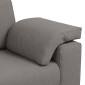vidaXL 3-Θέσιος καναπές Taupe 220 cm ύφασμα