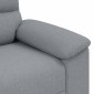vidaXL Καναπές-Καρέκλα Ανοιχτό Γκρι 100x81x84 εκ. Ύφασμα