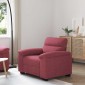vidaXL Πολυθρόνα-Καναπέ Κόκκινη 100 x 81 x 84 εκ. Ύφασμα