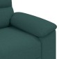 vidaXL Διθέσιος Καναπές Σκούρο Πράσινο 160x81x84 εκ. Ύφασμα