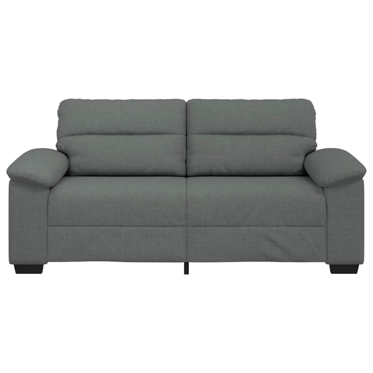 vidaXL Διθέσιος Καναπές Σκούρο Γκρι 180x81x84 εκ. Ύφασμα