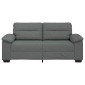 vidaXL Διθέσιος Καναπές Σκούρο Γκρι 180x81x84 εκ. Ύφασμα