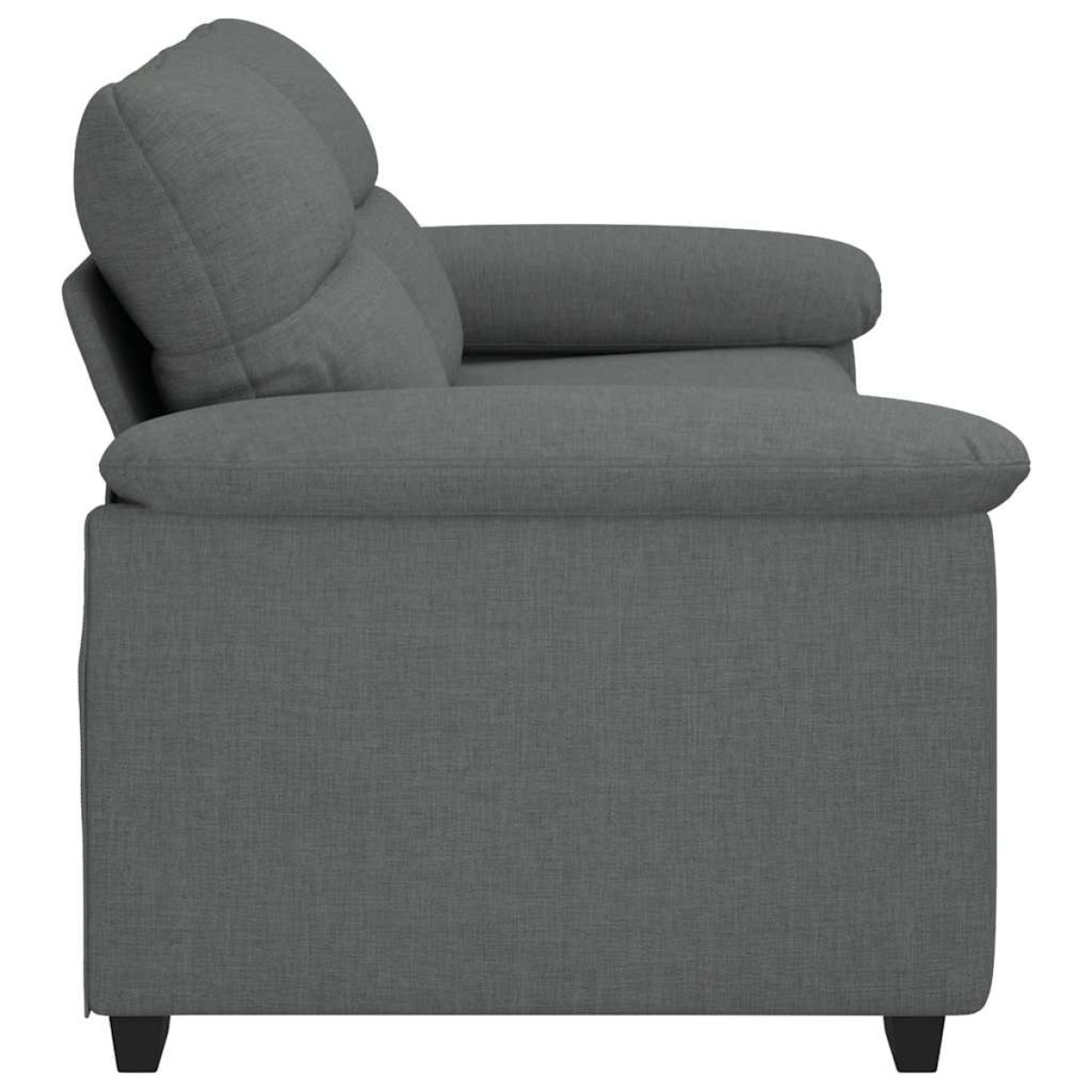 vidaXL Διθέσιος Καναπές Σκούρο Γκρι 180x81x84 εκ. Ύφασμα