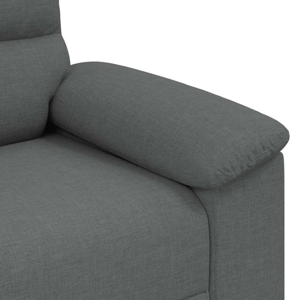 vidaXL Διθέσιος Καναπές Σκούρο Γκρι 180x81x84 εκ. Ύφασμα