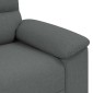 vidaXL Διθέσιος Καναπές Σκούρο Γκρι 180x81x84 εκ. Ύφασμα